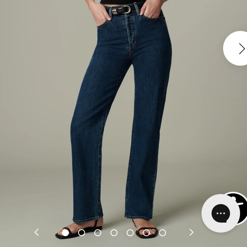 NWT Joes Jeans Margot Dark Blue Straight Leg Jeans